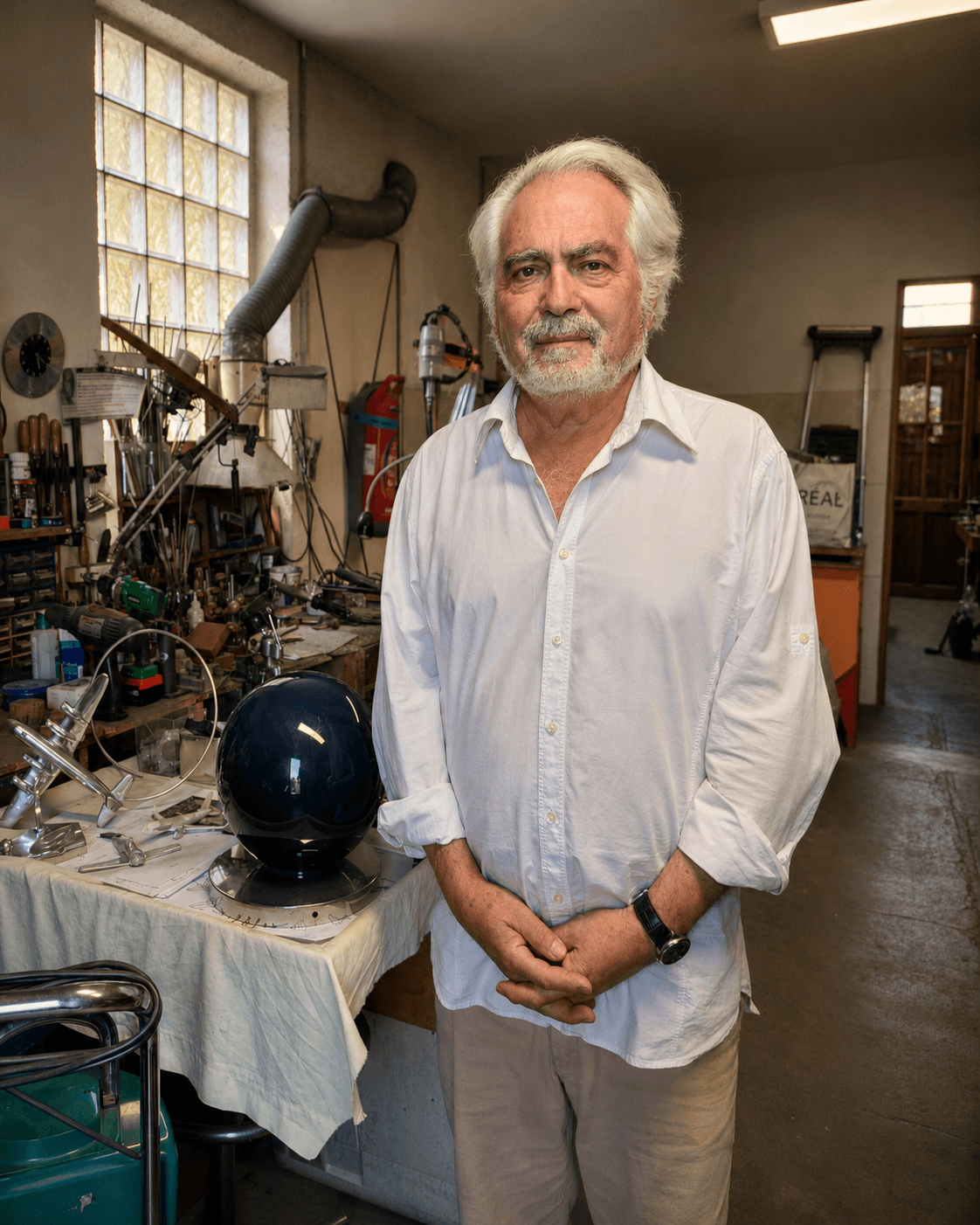 Serge, maître artisan maquettiste et fondeur d’étain à Seillans
