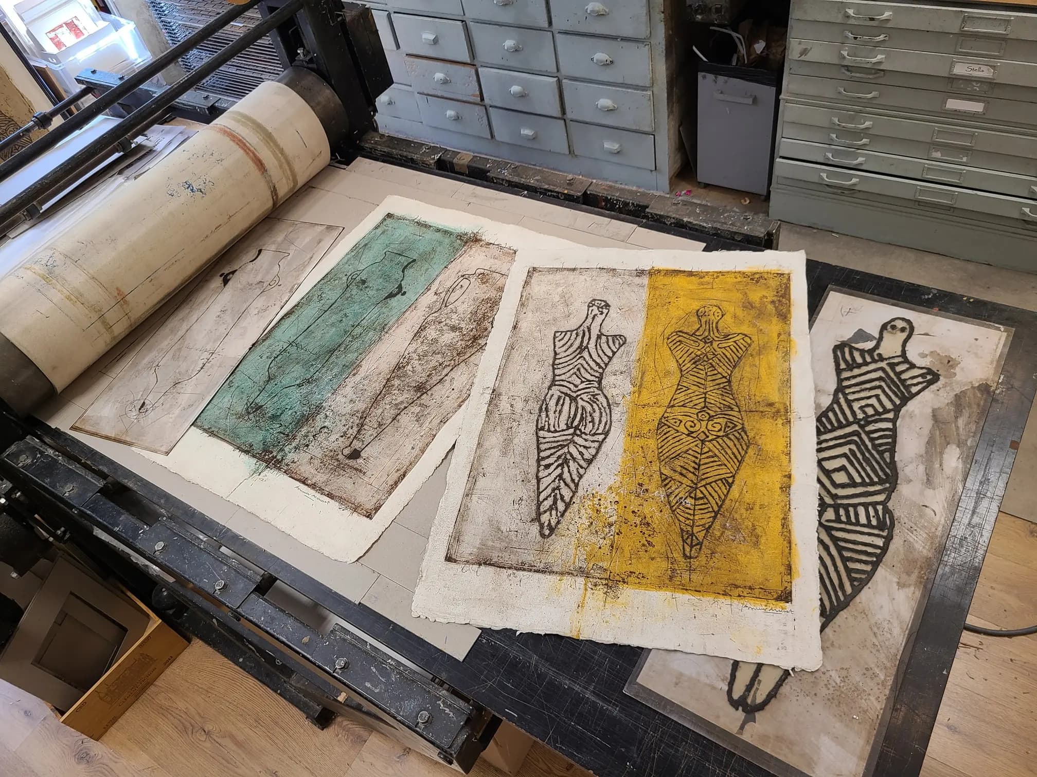Atelier d’estampe et de gravure à Seillans dans le Var