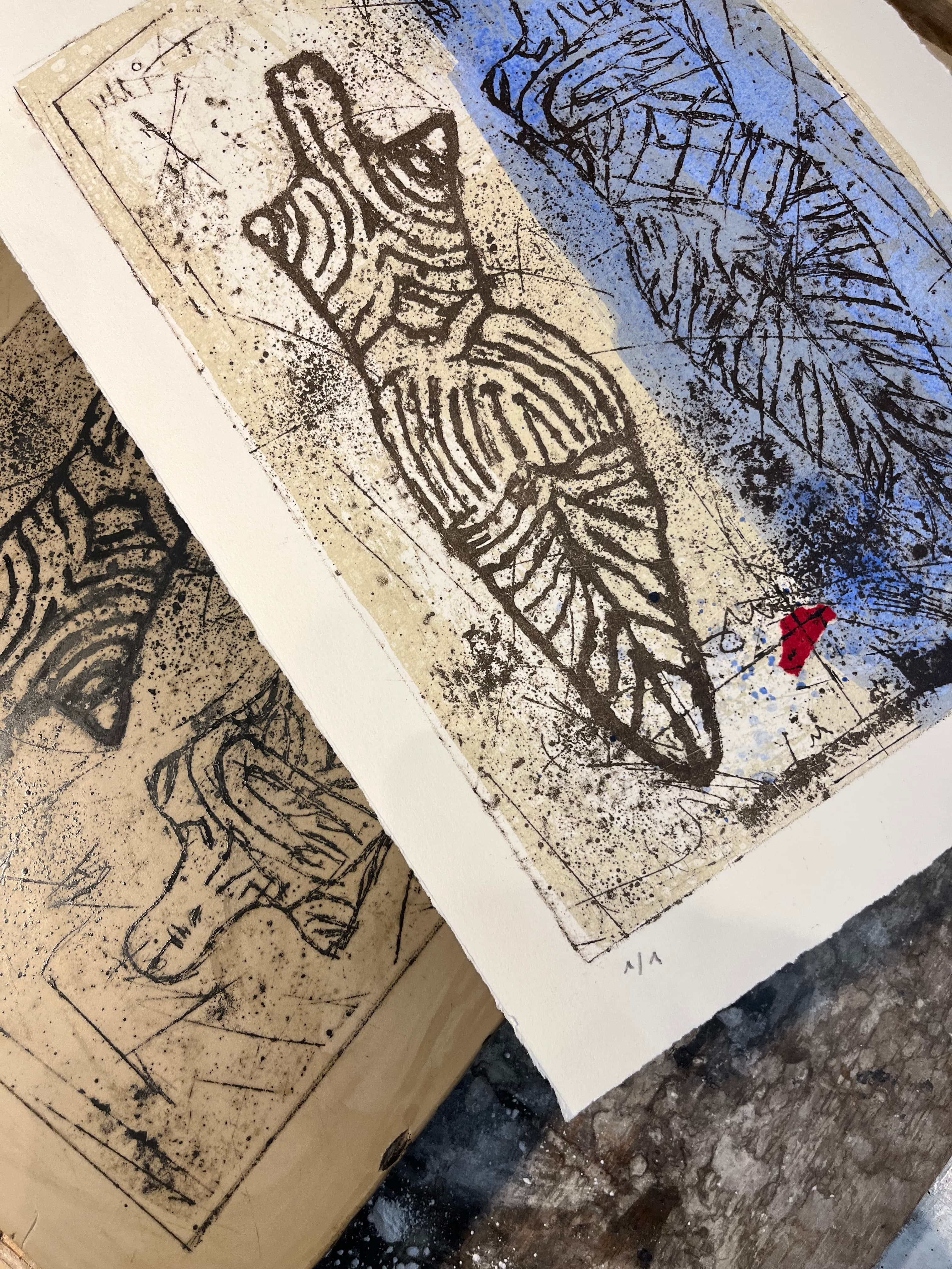 Vénus Bleu, lithographie image 2