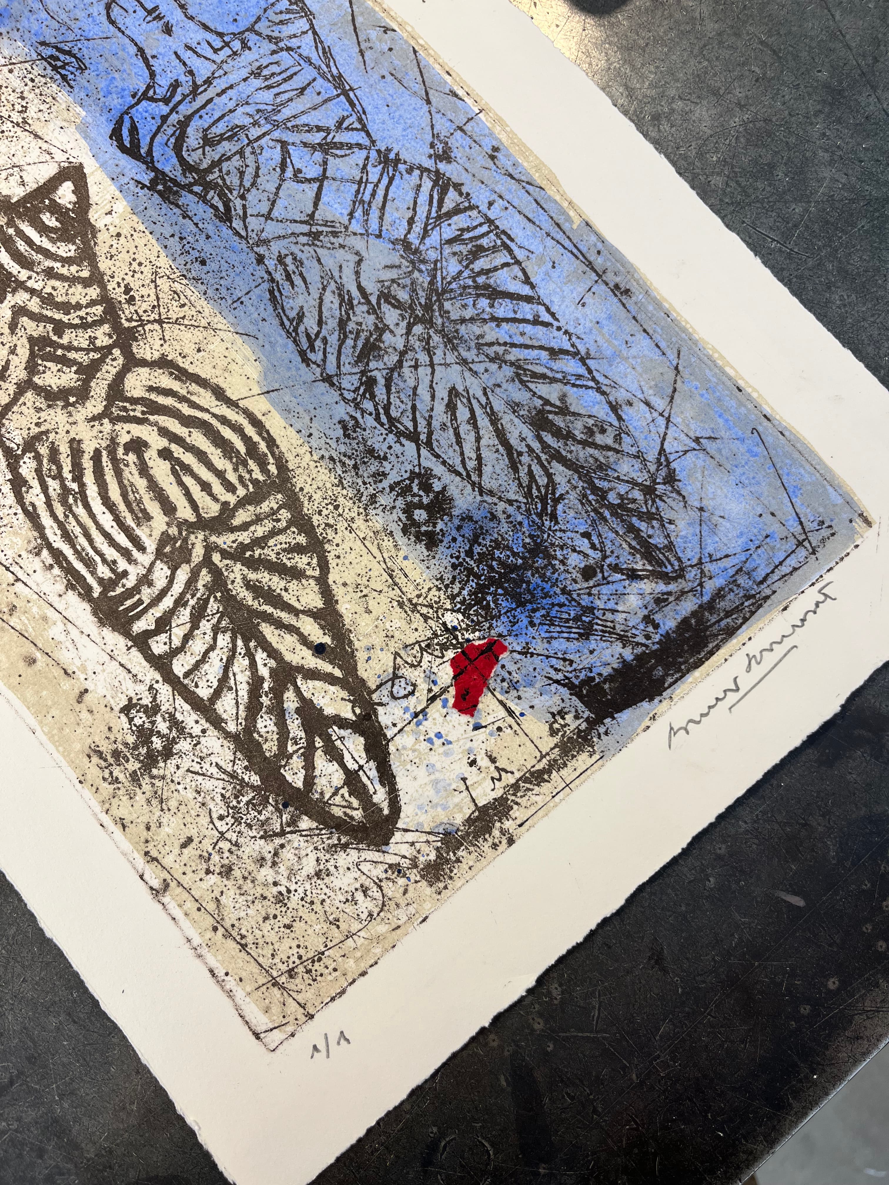 Vénus Bleu, lithographie image 4