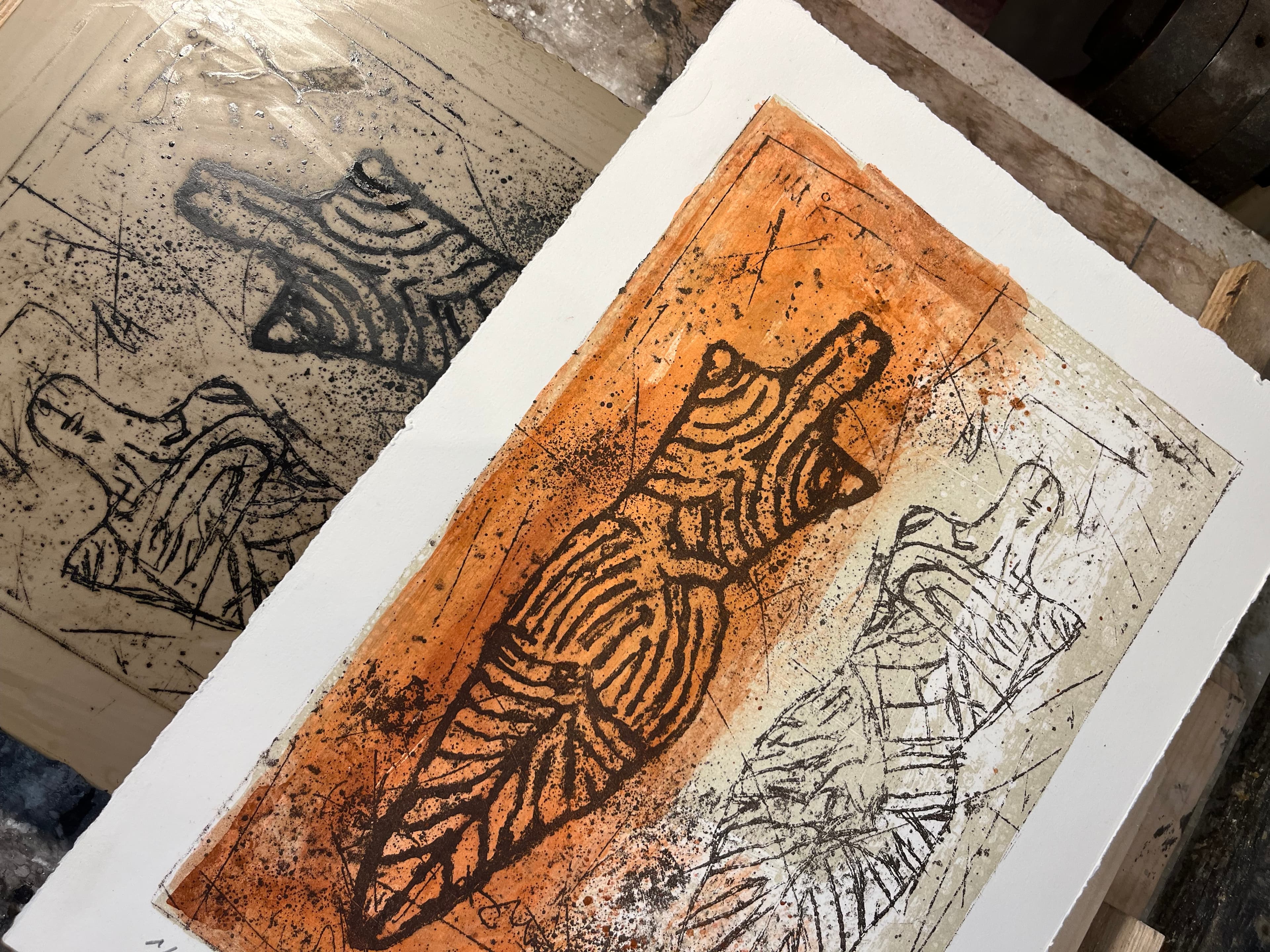 Vénus Rouille, lithographie image 1