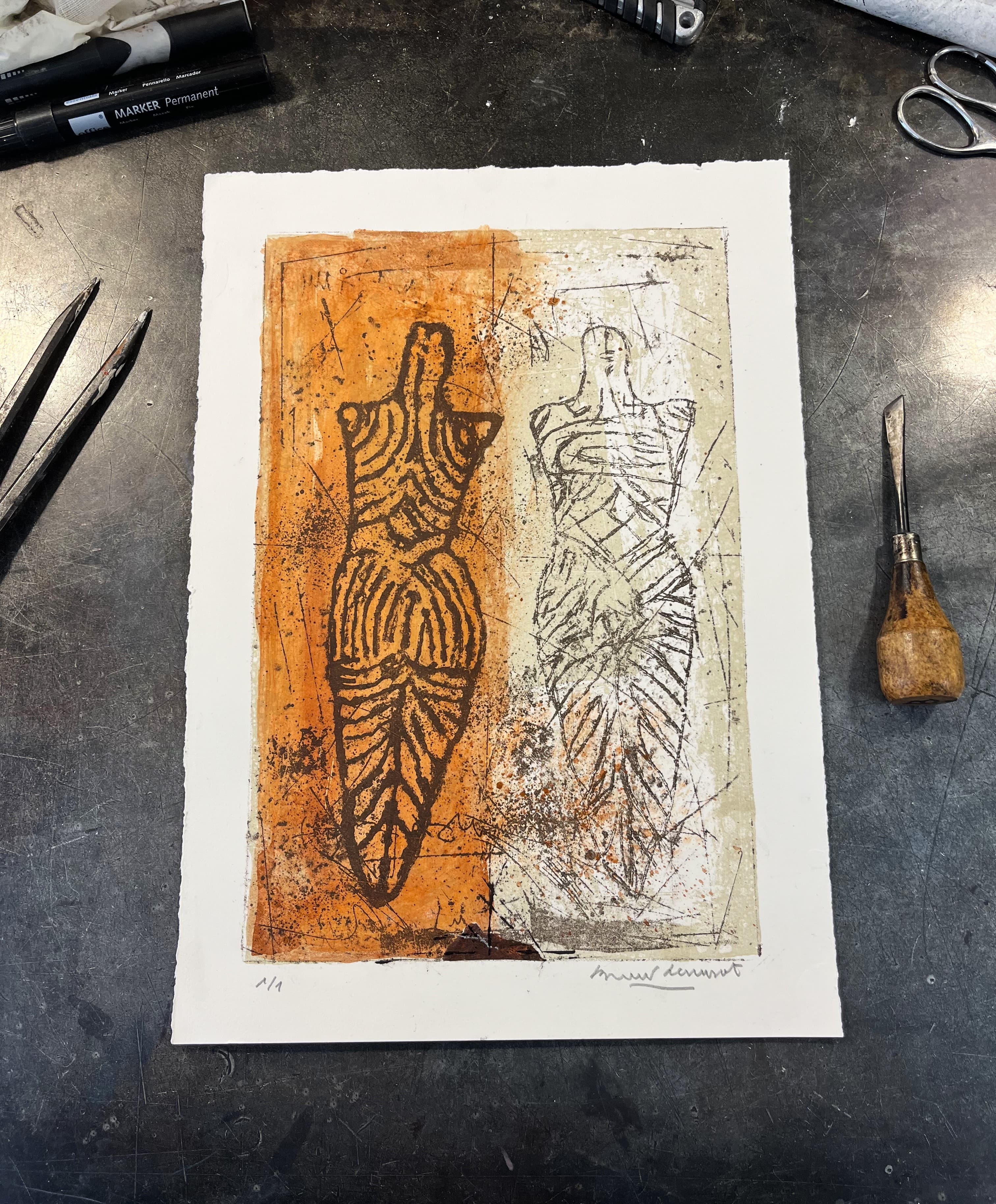 Vénus Rouille, lithographie image 3