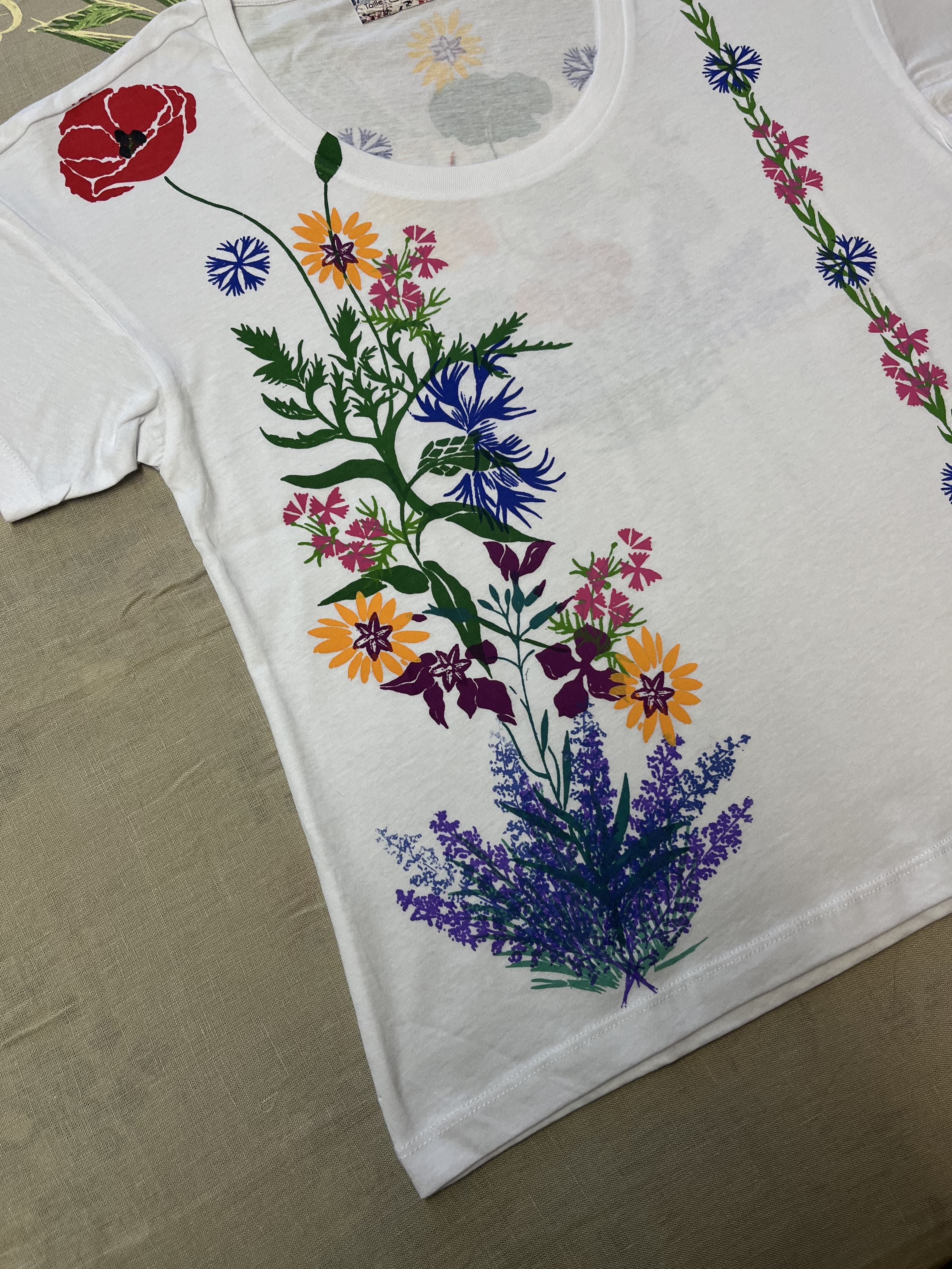 T-shirt sérigraphie artisanale image 2