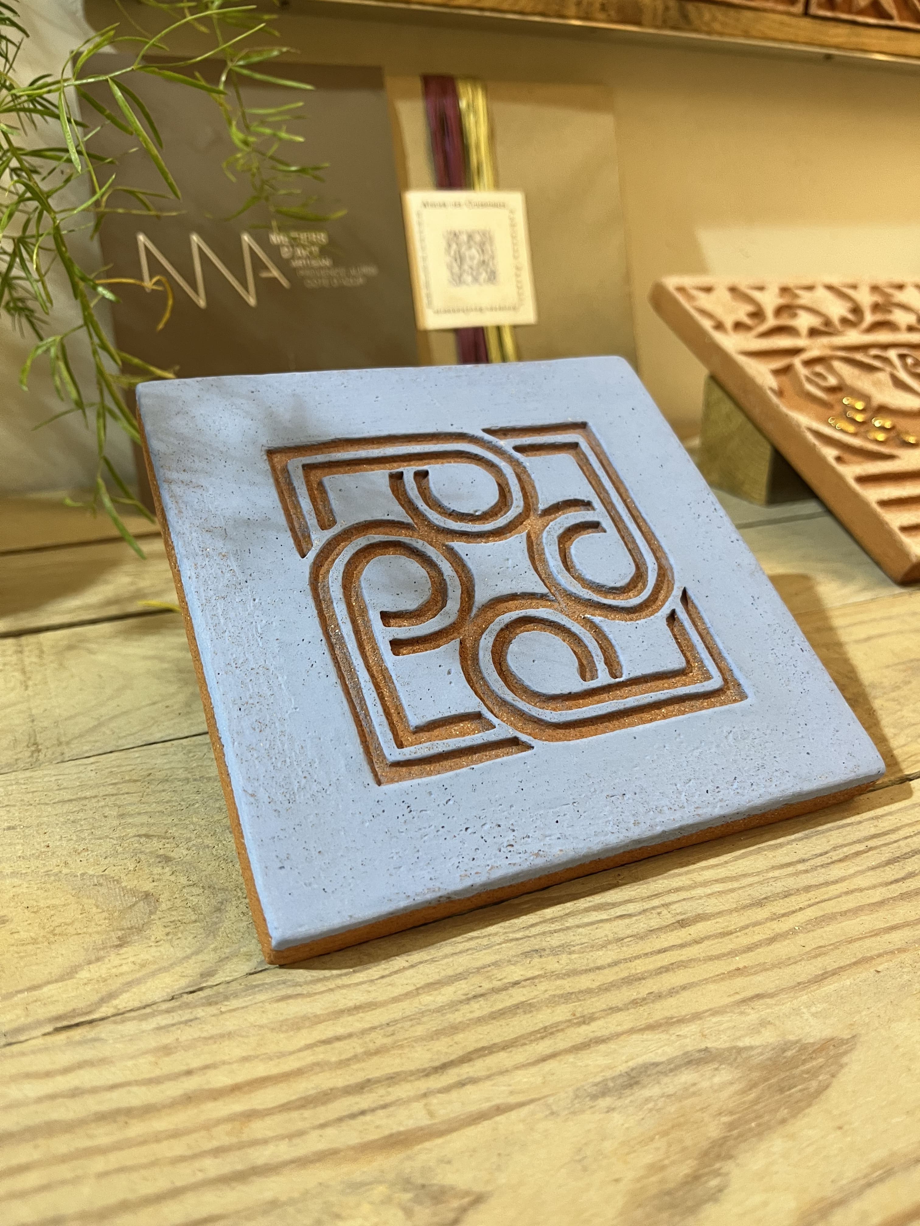 Bleu Cobalt Romane (motif n°16) image 3