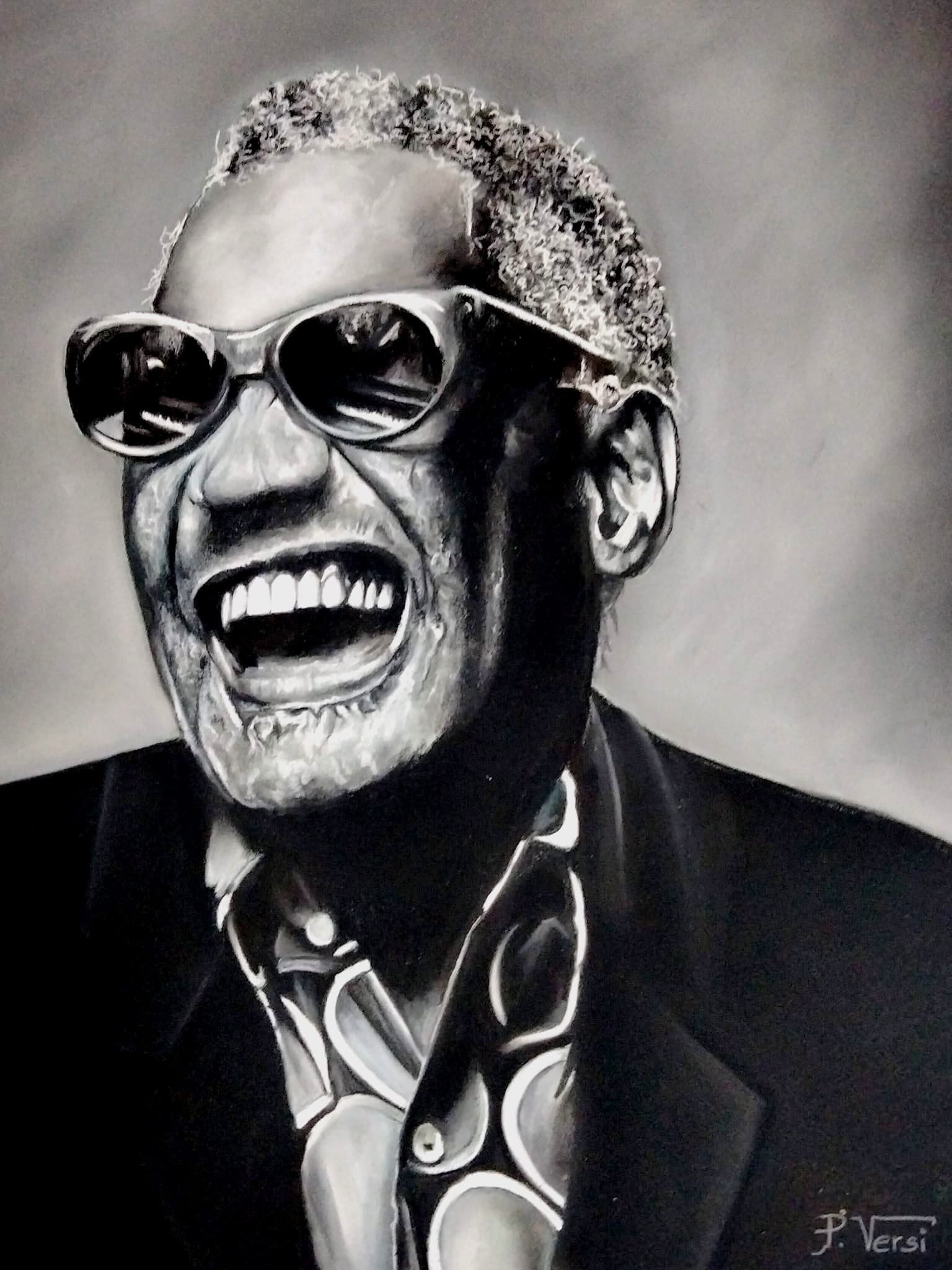 Portrait au pastel - L’élan du génie - Ray Charles image 2