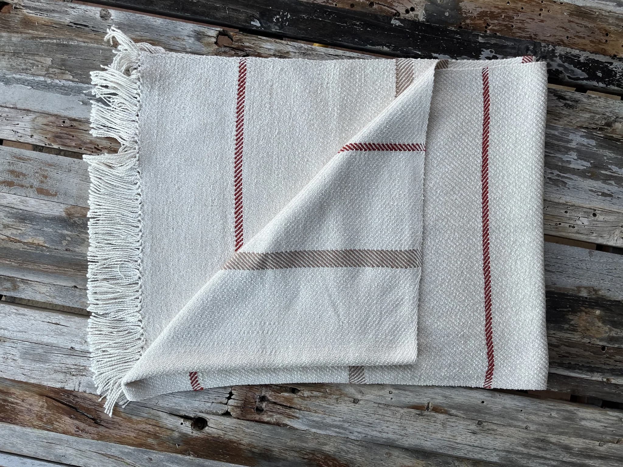 Étole tissée main, 100 % soie image 3