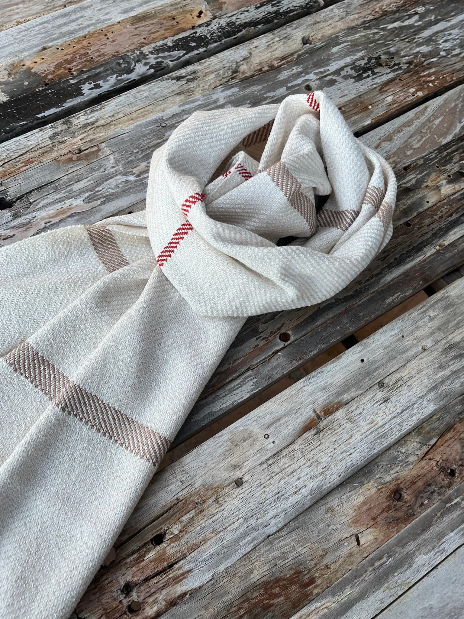 Étole tissée main, 100 % soie image 5