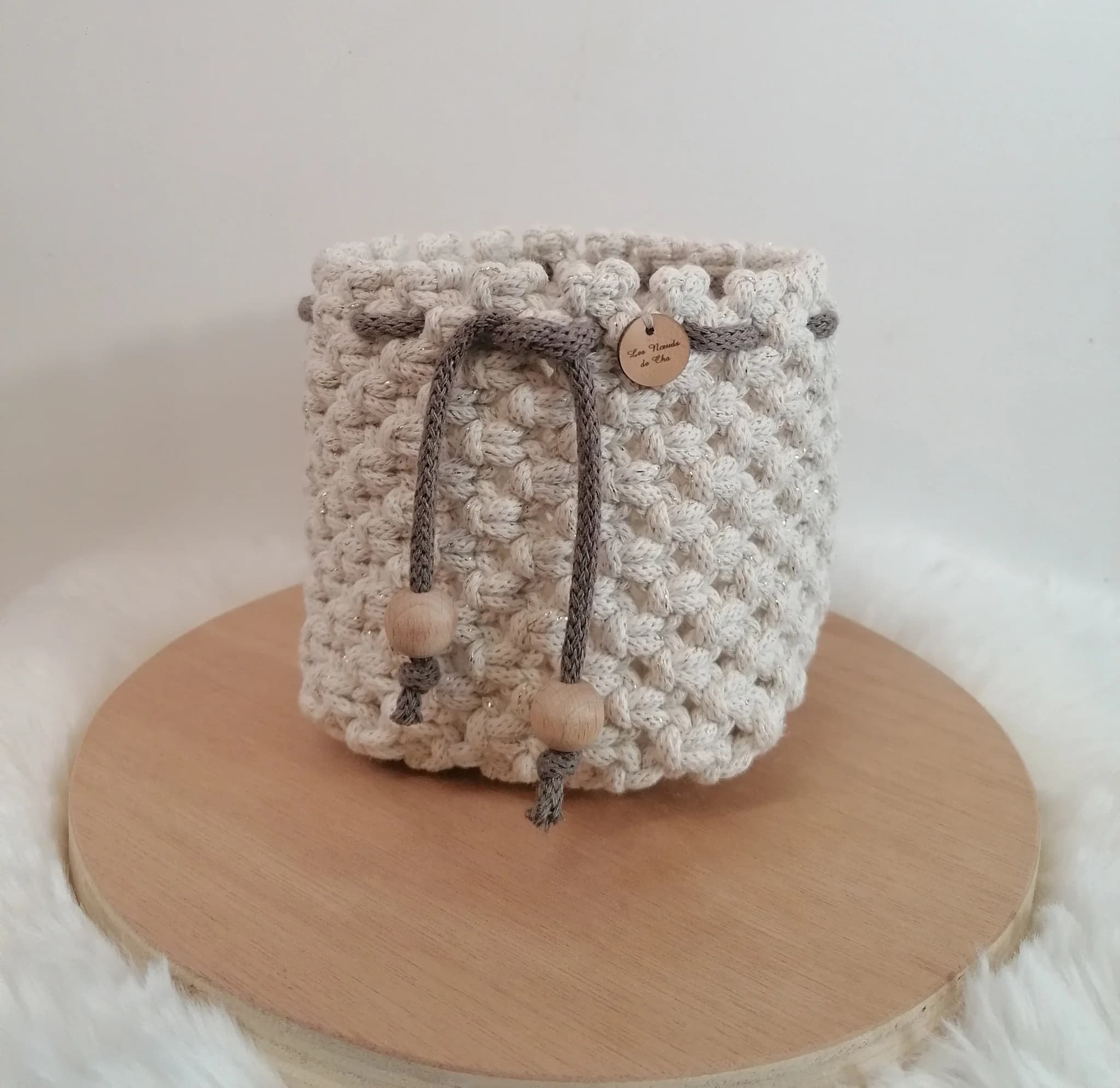 Panier en macramé image 1