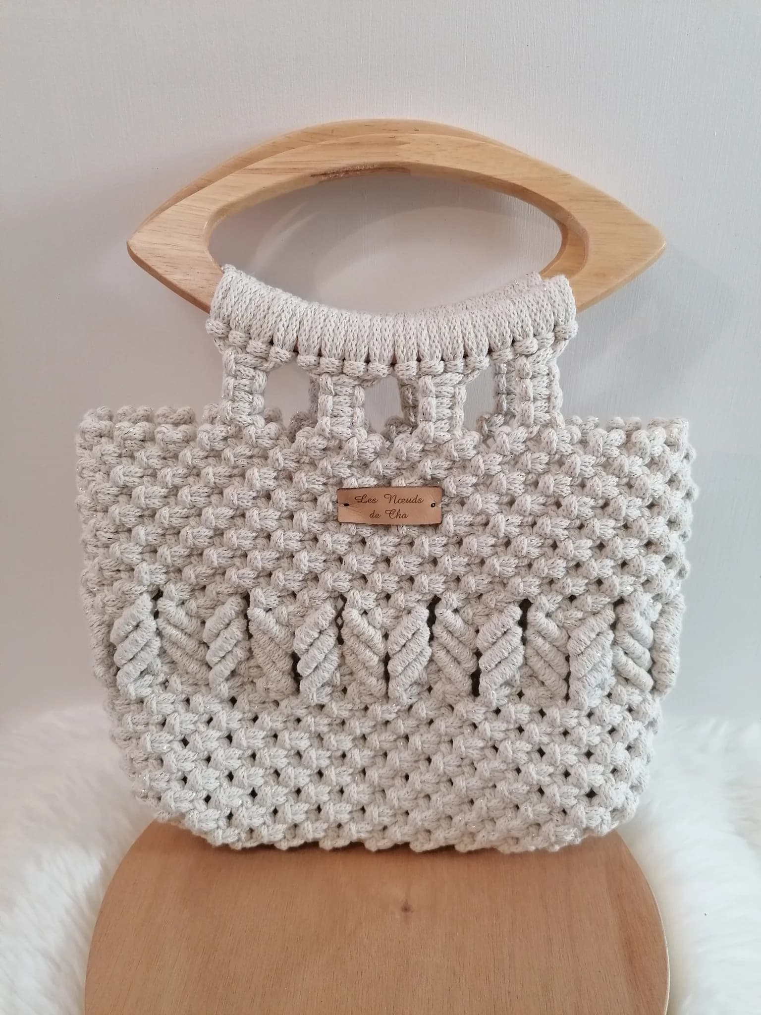Sac Morgane en macramé image 1