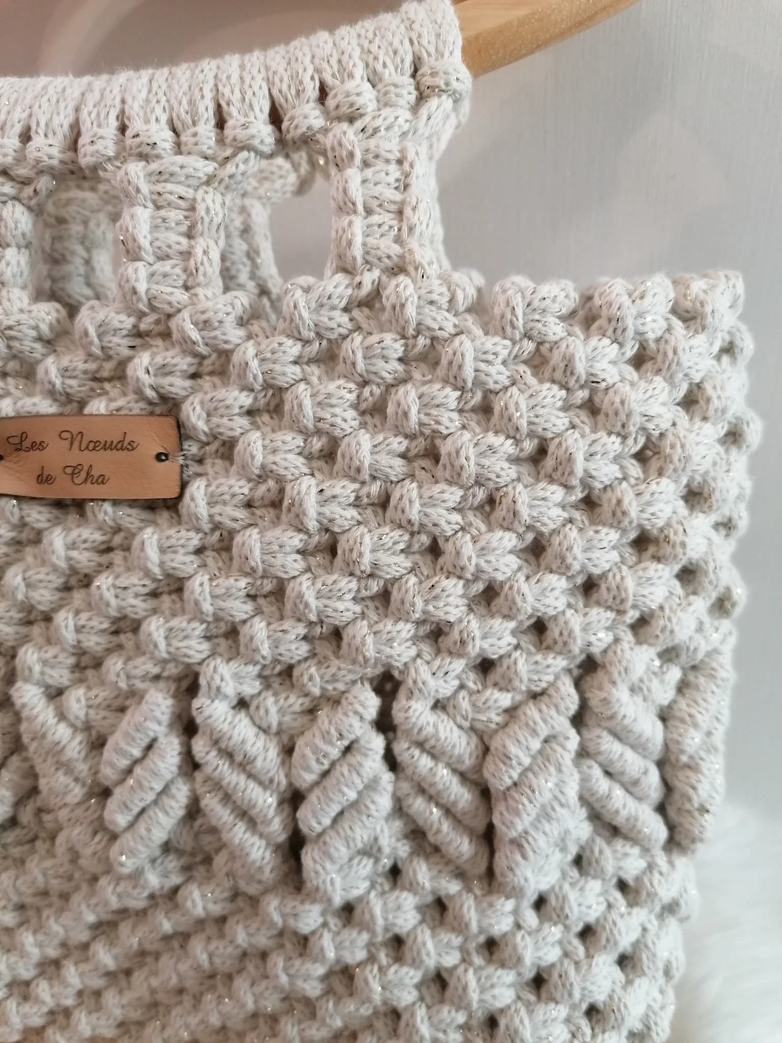 Sac Morgane en macramé image 2