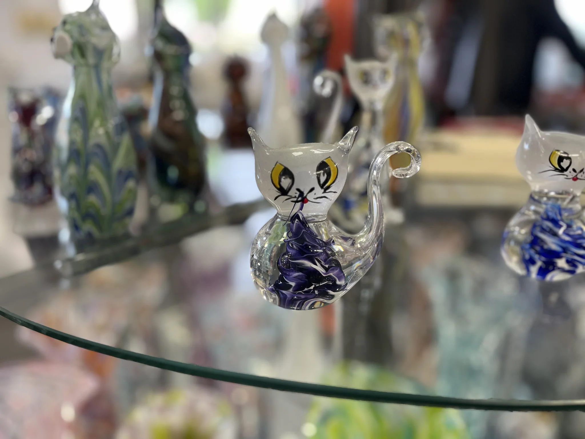 Le Chat Fripouille, verre soufflé artisanal image principale