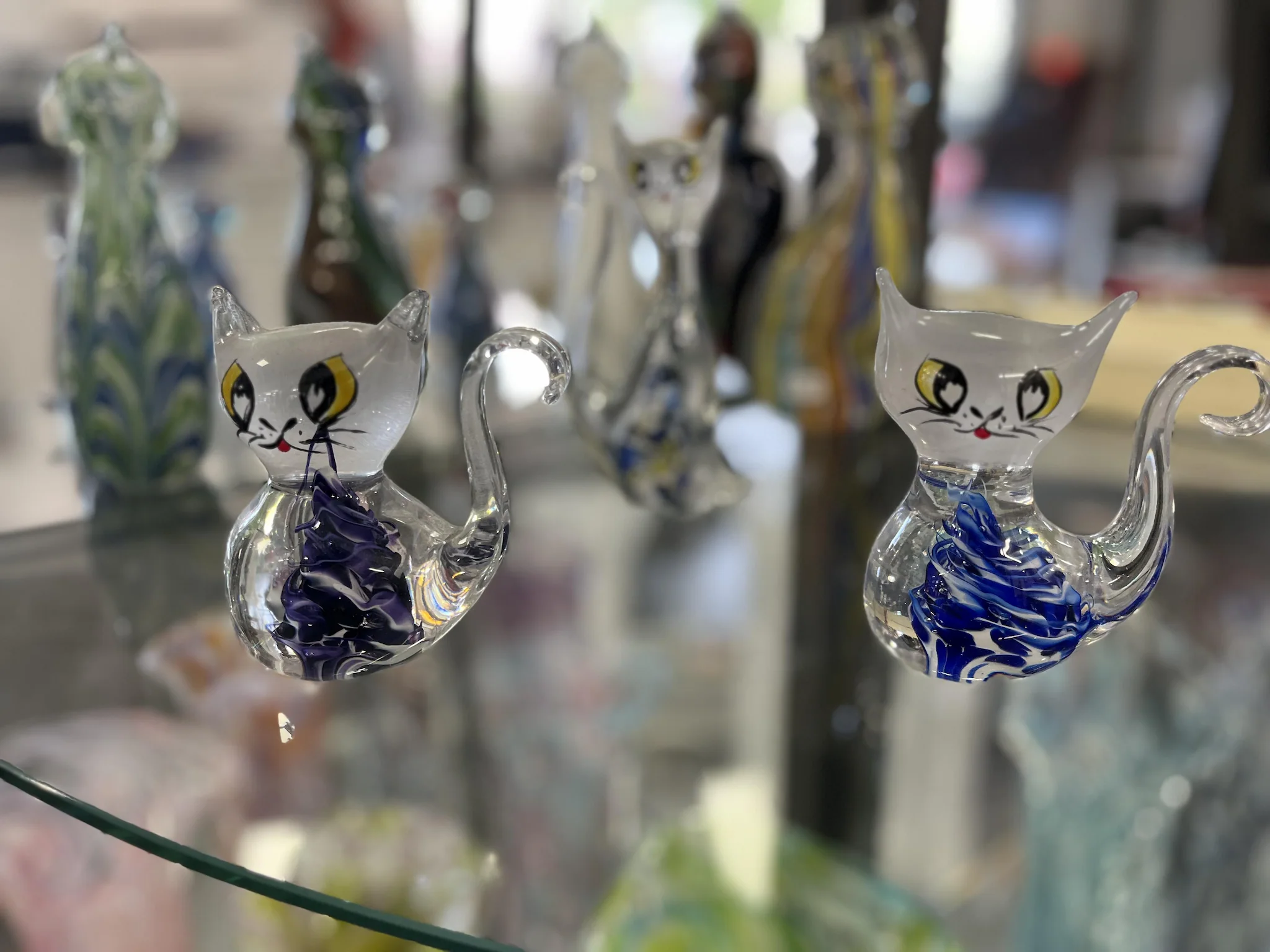 Le Chat Fripouille, verre soufflé artisanal image 3