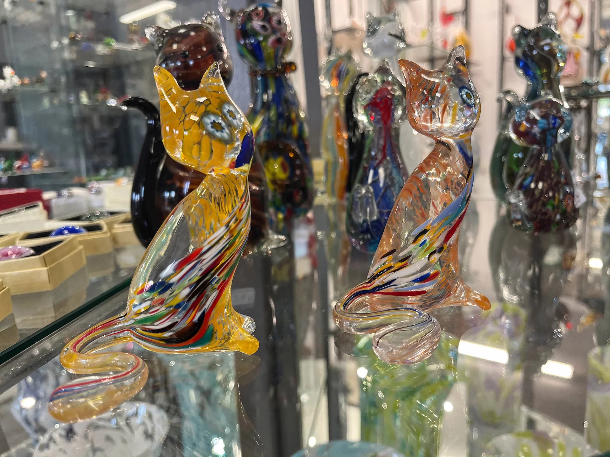 Le Chat Prismatique, verre soufflé artisanal image 2