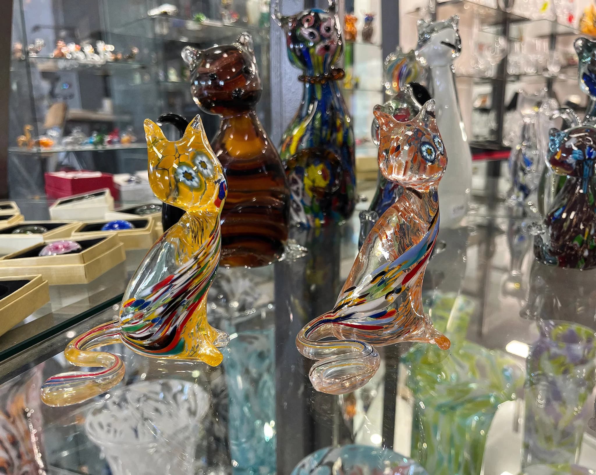 Le Chat Prismatique, verre soufflé artisanal image 3