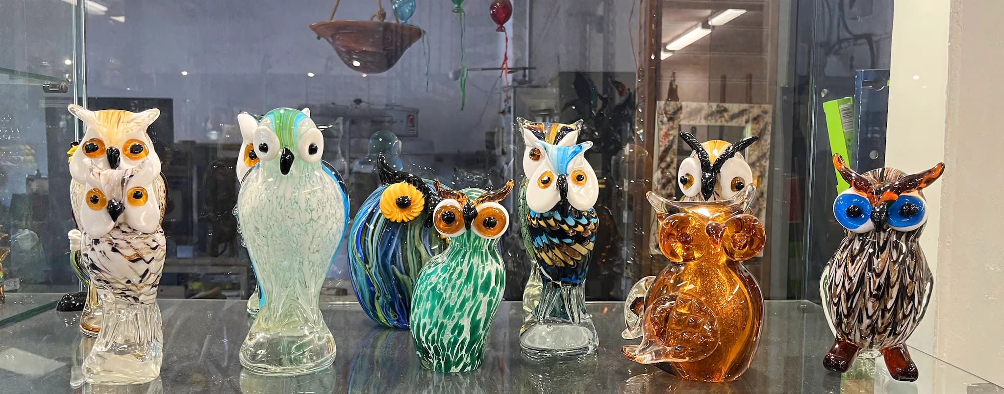 Hibou ou chouette en verre soufflé image 3